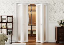 Установка межкомнатной двери-гармошки